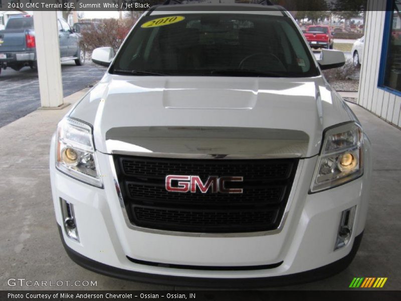 Summit White / Jet Black 2010 GMC Terrain SLE