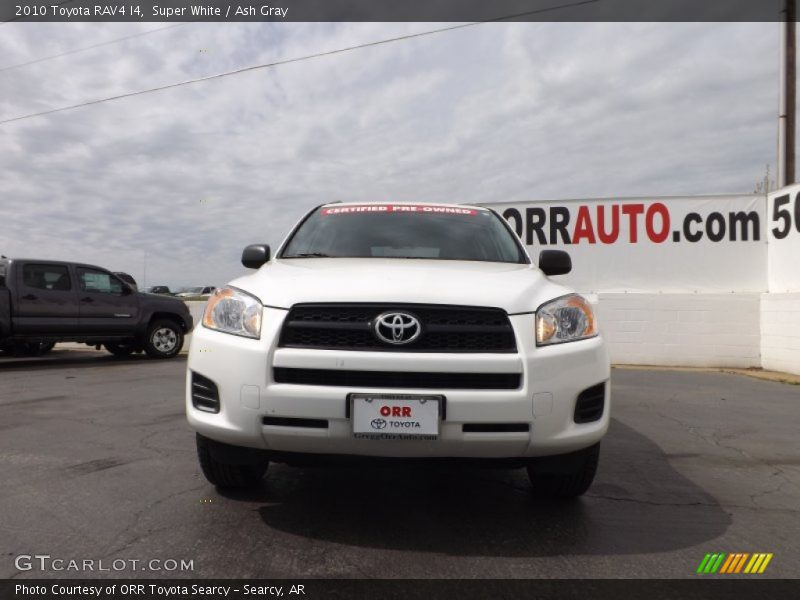 Super White / Ash Gray 2010 Toyota RAV4 I4