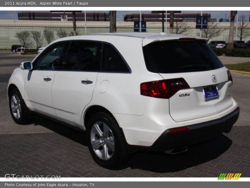 Aspen White Pearl / Taupe 2011 Acura MDX