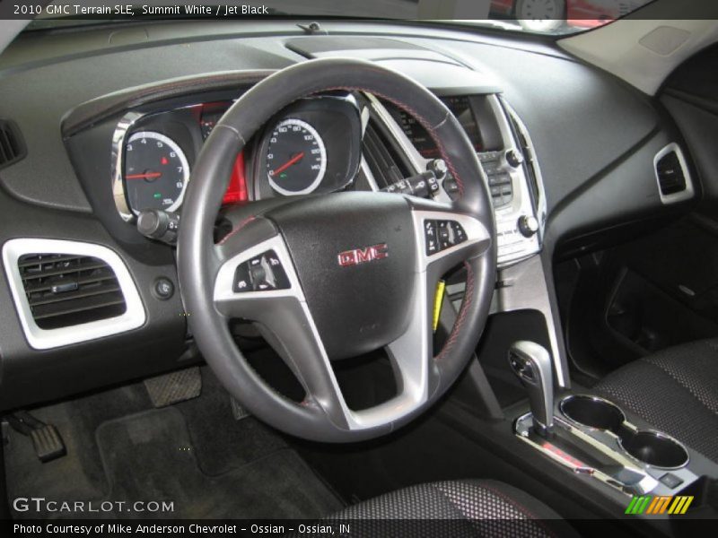 Summit White / Jet Black 2010 GMC Terrain SLE