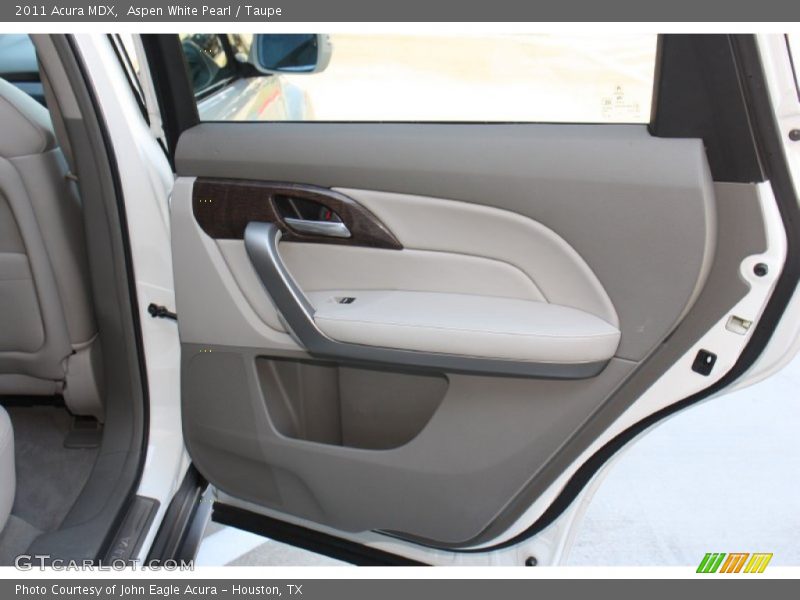 Aspen White Pearl / Taupe 2011 Acura MDX