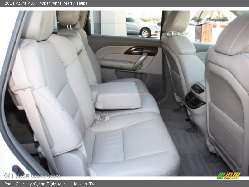 Aspen White Pearl / Taupe 2011 Acura MDX