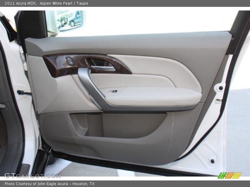 Aspen White Pearl / Taupe 2011 Acura MDX