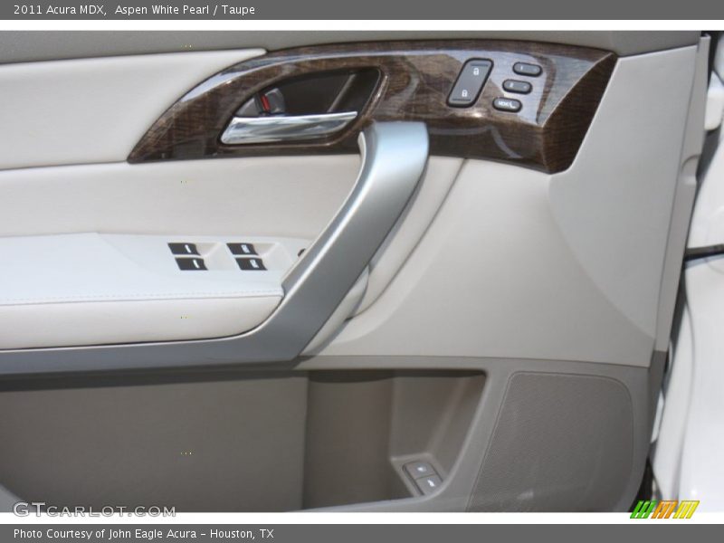 Aspen White Pearl / Taupe 2011 Acura MDX