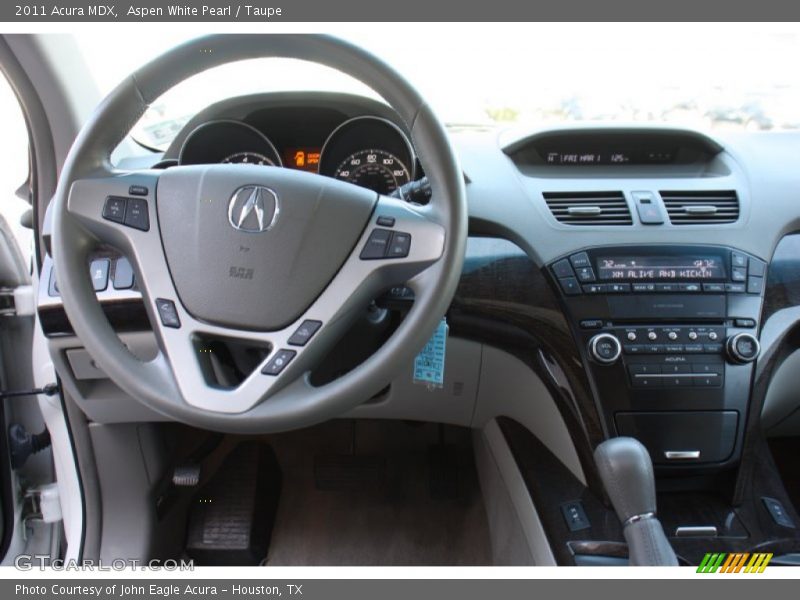Aspen White Pearl / Taupe 2011 Acura MDX