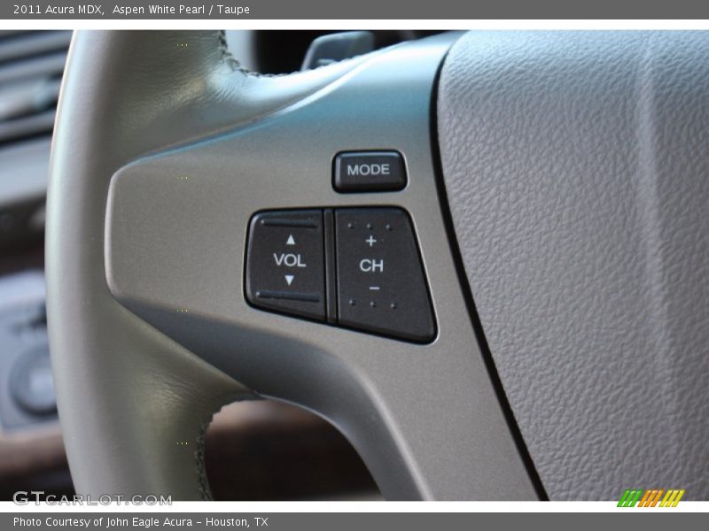 Aspen White Pearl / Taupe 2011 Acura MDX