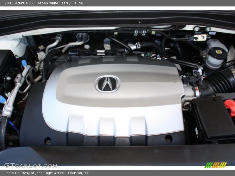 Aspen White Pearl / Taupe 2011 Acura MDX