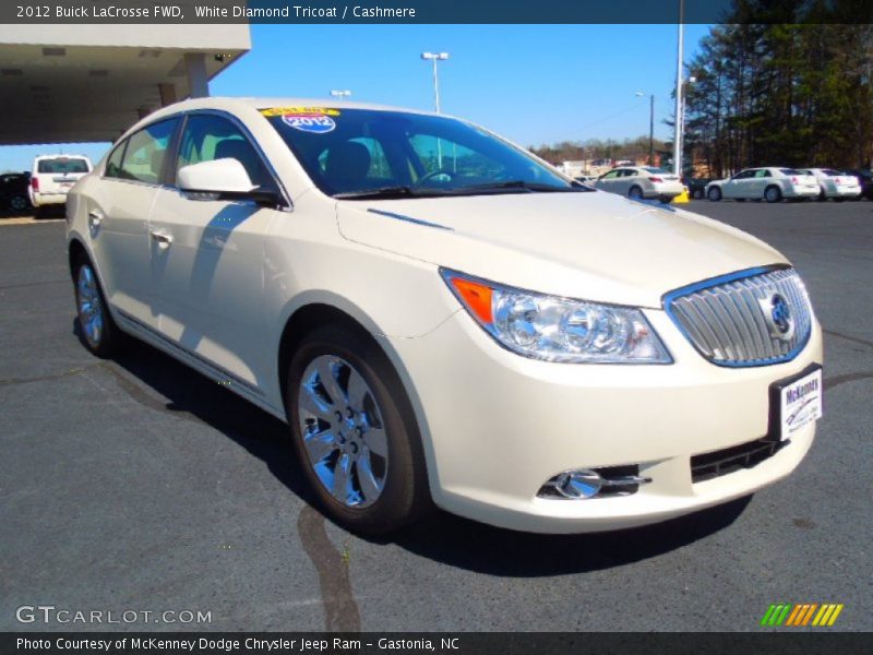 White Diamond Tricoat / Cashmere 2012 Buick LaCrosse FWD