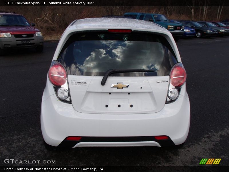 Summit White / Silver/Silver 2013 Chevrolet Spark LT