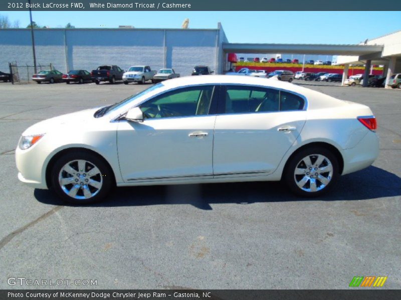 White Diamond Tricoat / Cashmere 2012 Buick LaCrosse FWD