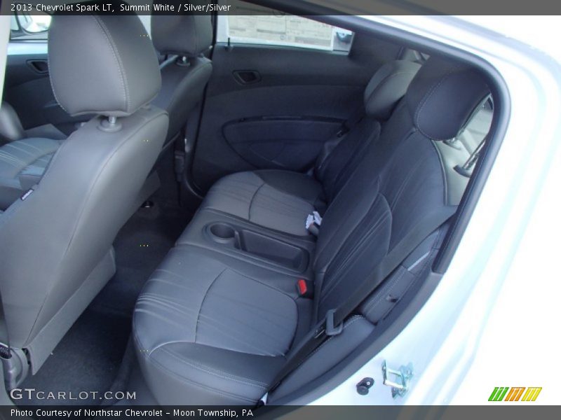 Summit White / Silver/Silver 2013 Chevrolet Spark LT