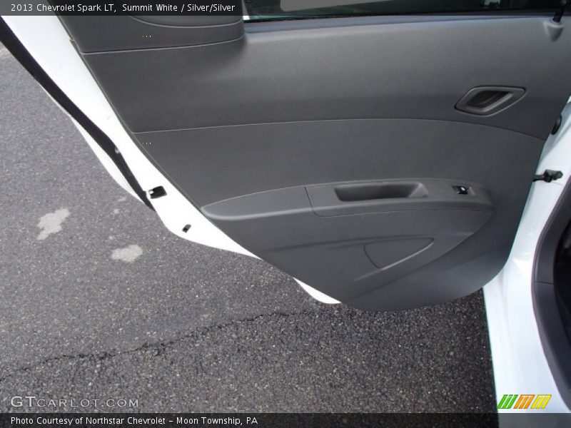 Summit White / Silver/Silver 2013 Chevrolet Spark LT