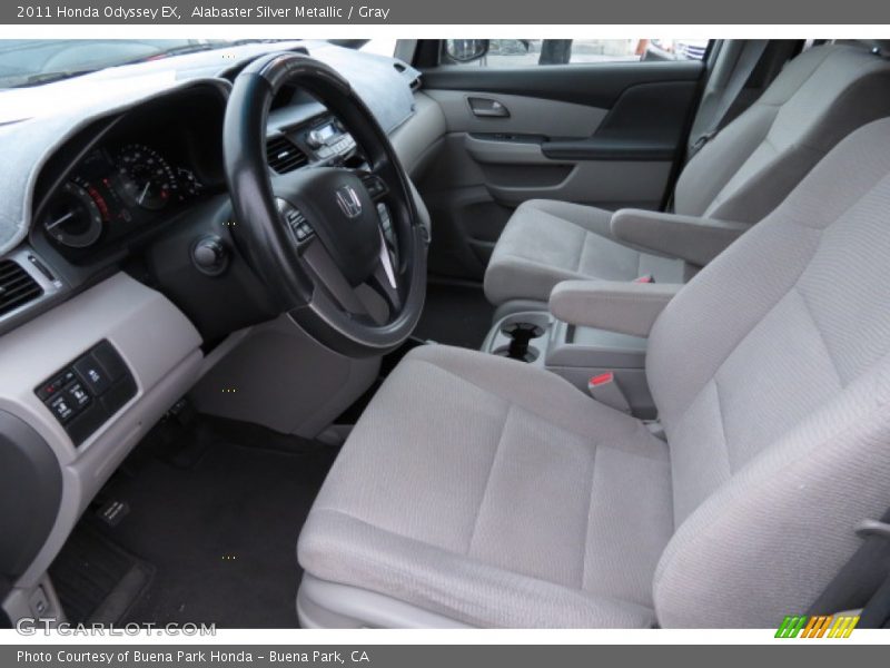 Alabaster Silver Metallic / Gray 2011 Honda Odyssey EX