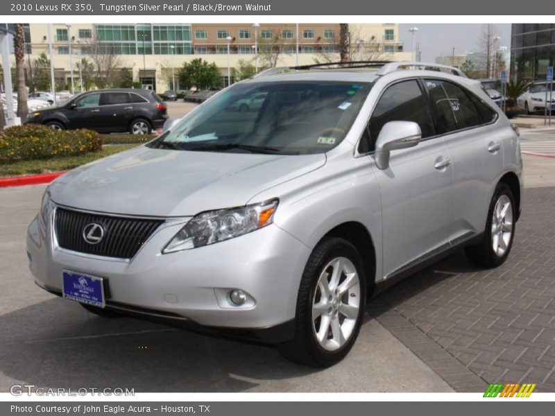 Tungsten Silver Pearl / Black/Brown Walnut 2010 Lexus RX 350