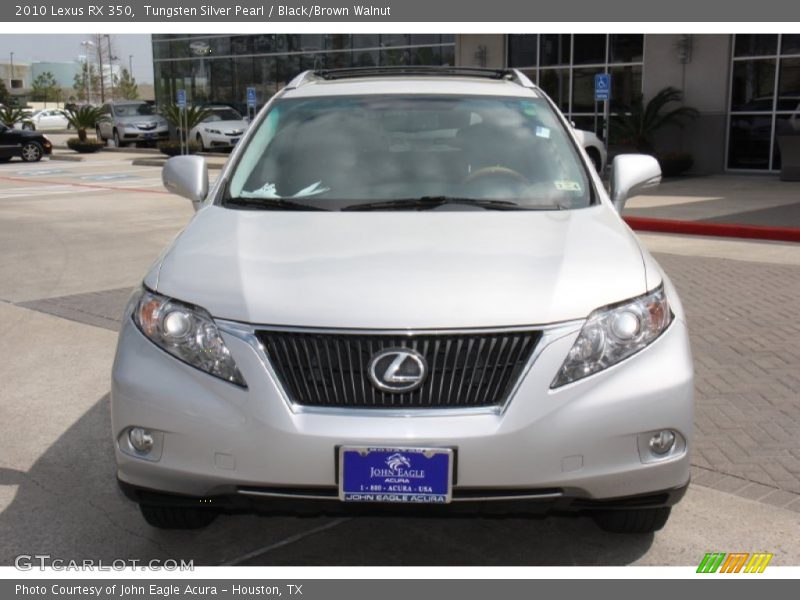 Tungsten Silver Pearl / Black/Brown Walnut 2010 Lexus RX 350