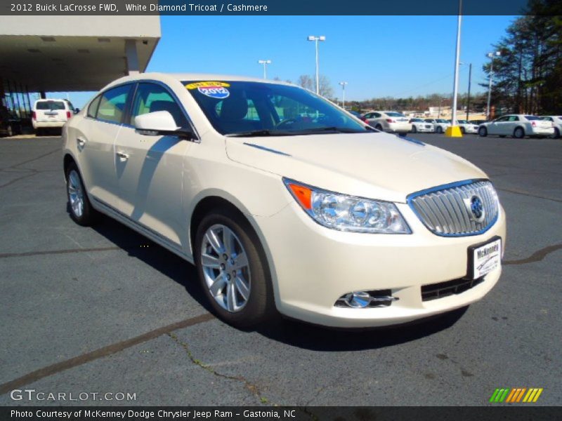 White Diamond Tricoat / Cashmere 2012 Buick LaCrosse FWD