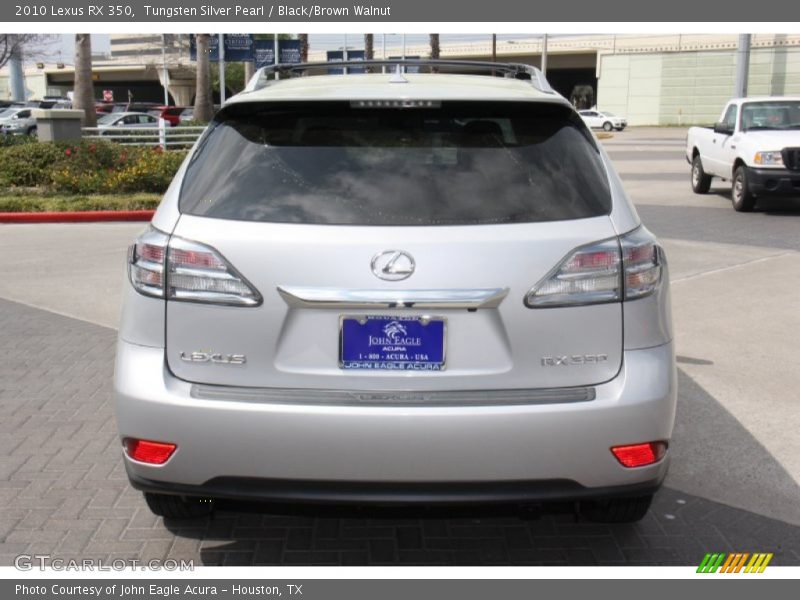 Tungsten Silver Pearl / Black/Brown Walnut 2010 Lexus RX 350