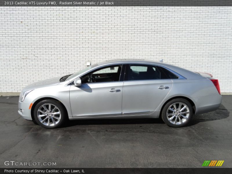 Radiant Silver Metallic / Jet Black 2013 Cadillac XTS Luxury FWD