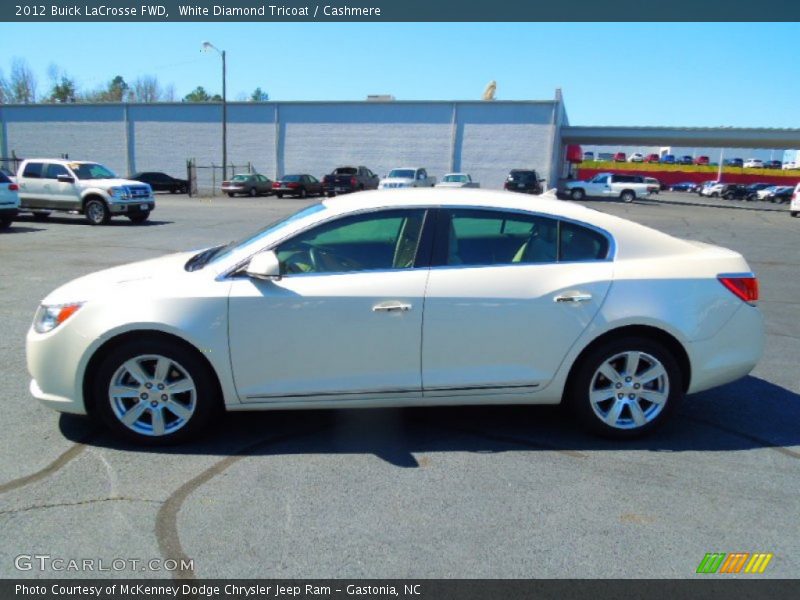 White Diamond Tricoat / Cashmere 2012 Buick LaCrosse FWD