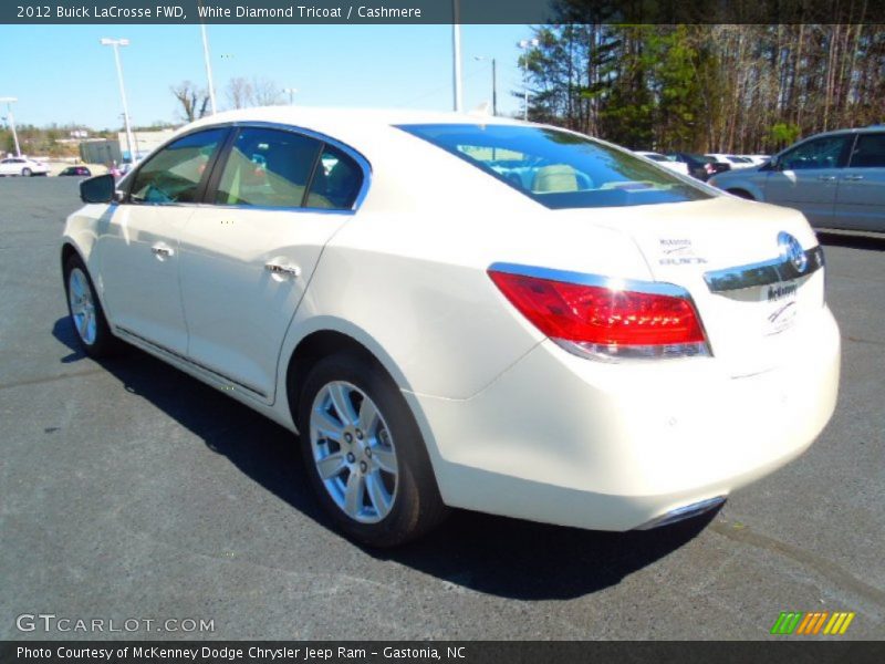 White Diamond Tricoat / Cashmere 2012 Buick LaCrosse FWD