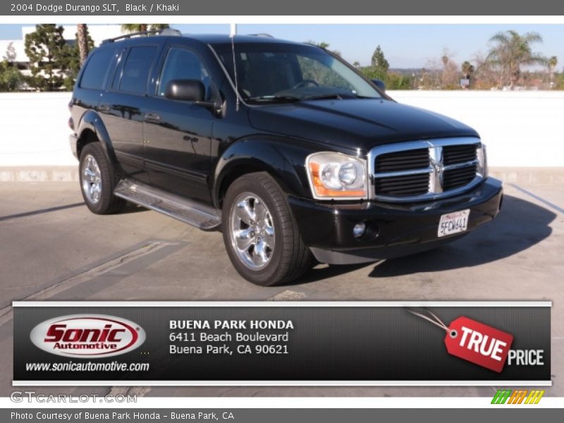 Black / Khaki 2004 Dodge Durango SLT