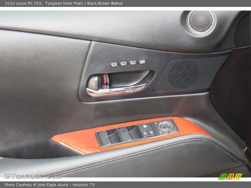 Tungsten Silver Pearl / Black/Brown Walnut 2010 Lexus RX 350