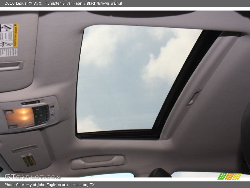 Tungsten Silver Pearl / Black/Brown Walnut 2010 Lexus RX 350