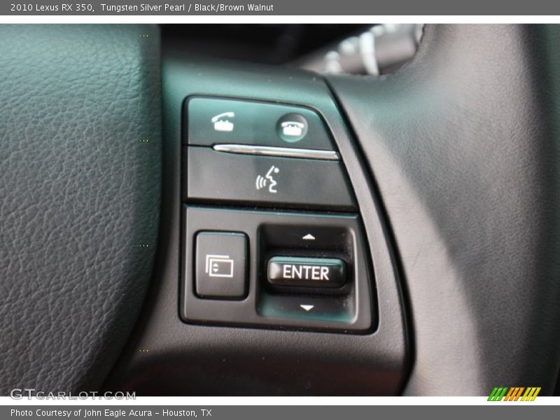Tungsten Silver Pearl / Black/Brown Walnut 2010 Lexus RX 350