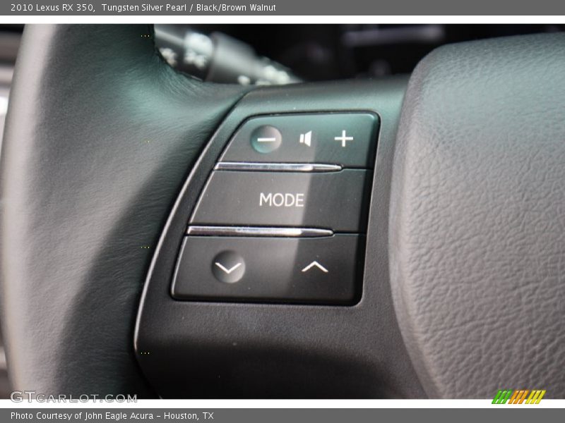 Tungsten Silver Pearl / Black/Brown Walnut 2010 Lexus RX 350