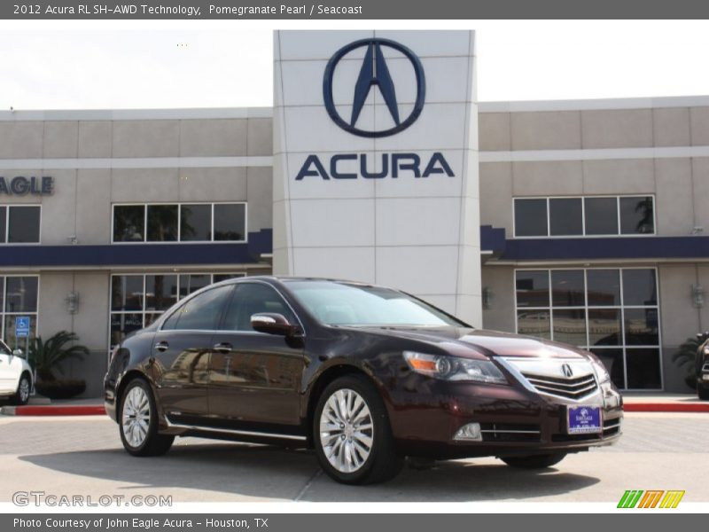 Pomegranate Pearl / Seacoast 2012 Acura RL SH-AWD Technology
