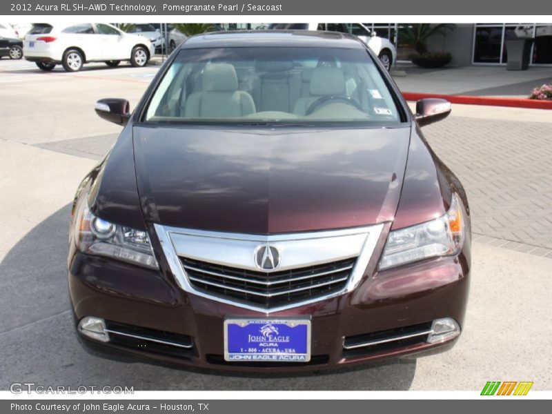 Pomegranate Pearl / Seacoast 2012 Acura RL SH-AWD Technology