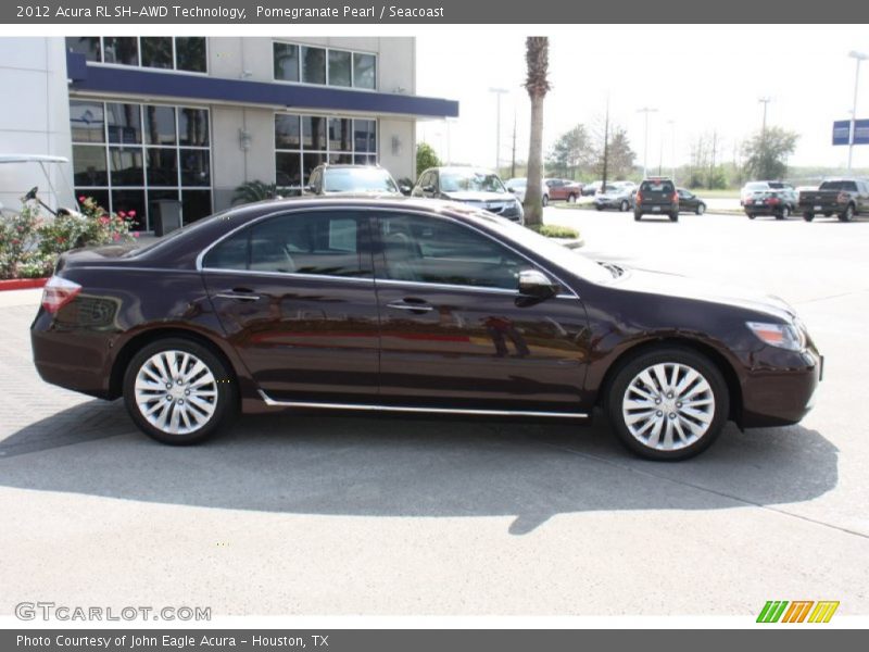 Pomegranate Pearl / Seacoast 2012 Acura RL SH-AWD Technology