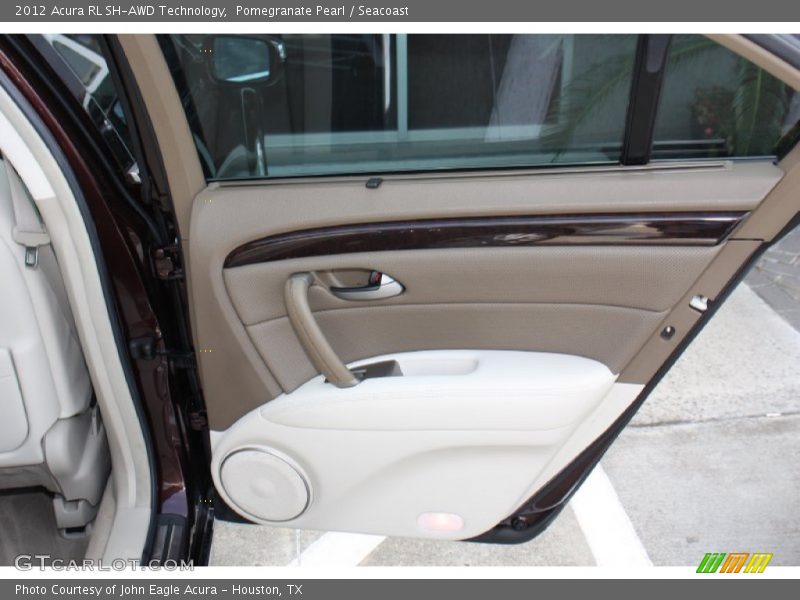 Pomegranate Pearl / Seacoast 2012 Acura RL SH-AWD Technology