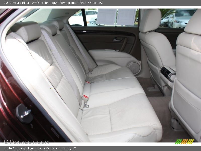 Rear Seat of 2012 RL SH-AWD Technology