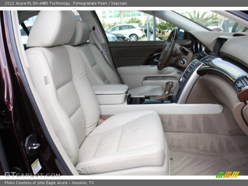 Front Seat of 2012 RL SH-AWD Technology