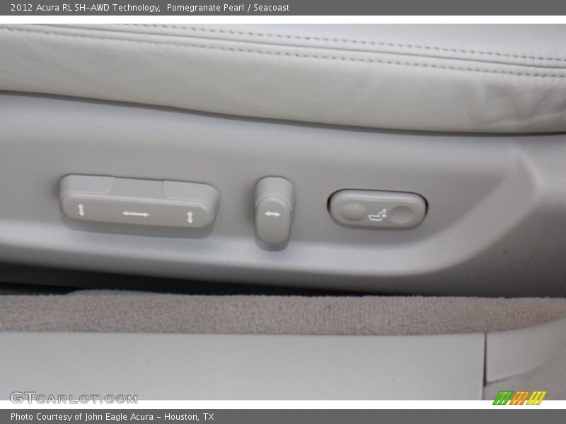 Controls of 2012 RL SH-AWD Technology