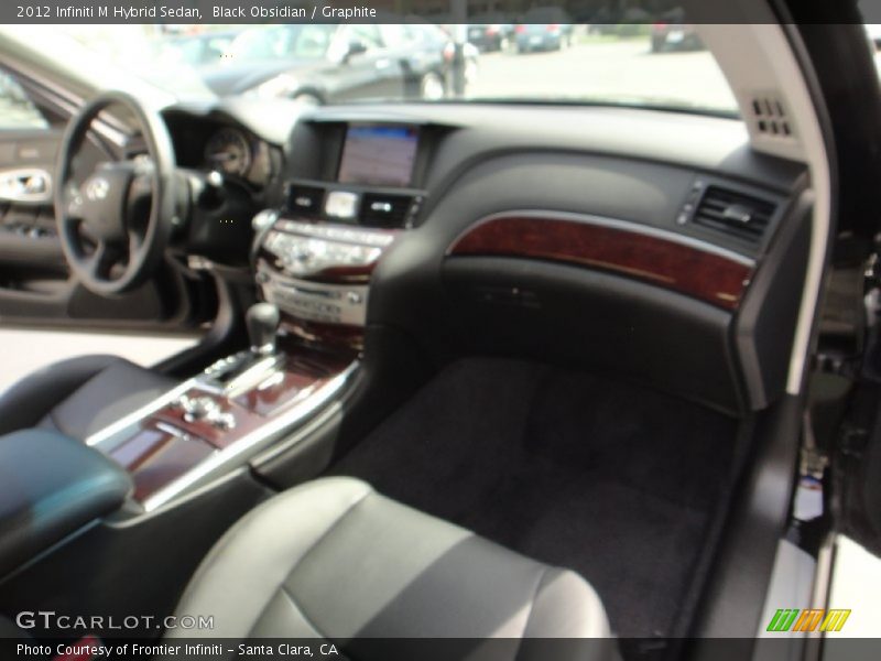 Black Obsidian / Graphite 2012 Infiniti M Hybrid Sedan