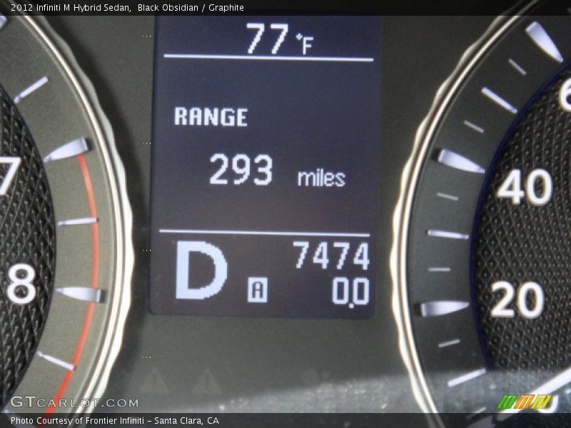 Black Obsidian / Graphite 2012 Infiniti M Hybrid Sedan