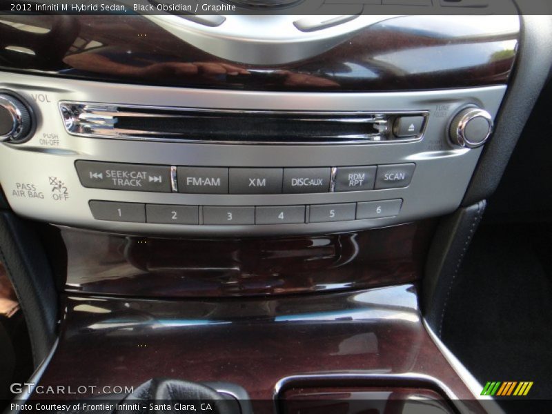 Black Obsidian / Graphite 2012 Infiniti M Hybrid Sedan