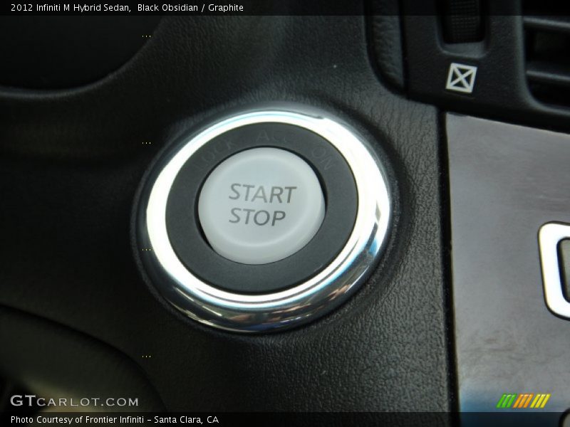 Controls of 2012 M Hybrid Sedan