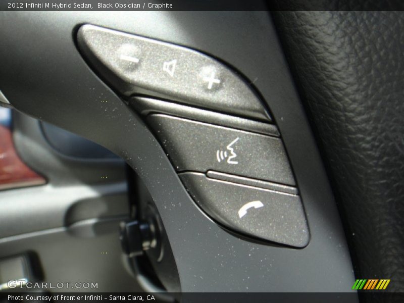 Controls of 2012 M Hybrid Sedan