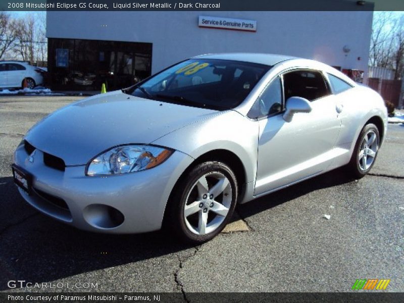 Liquid Silver Metallic / Dark Charcoal 2008 Mitsubishi Eclipse GS Coupe