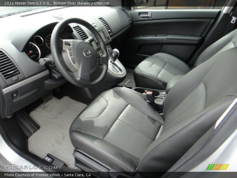 Brilliant Silver Metallic / Charcoal 2011 Nissan Sentra 2.0 SL