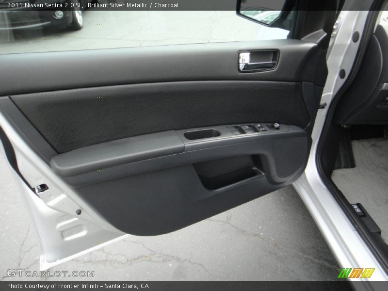 Brilliant Silver Metallic / Charcoal 2011 Nissan Sentra 2.0 SL