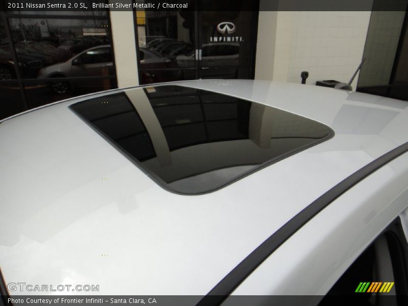 Brilliant Silver Metallic / Charcoal 2011 Nissan Sentra 2.0 SL