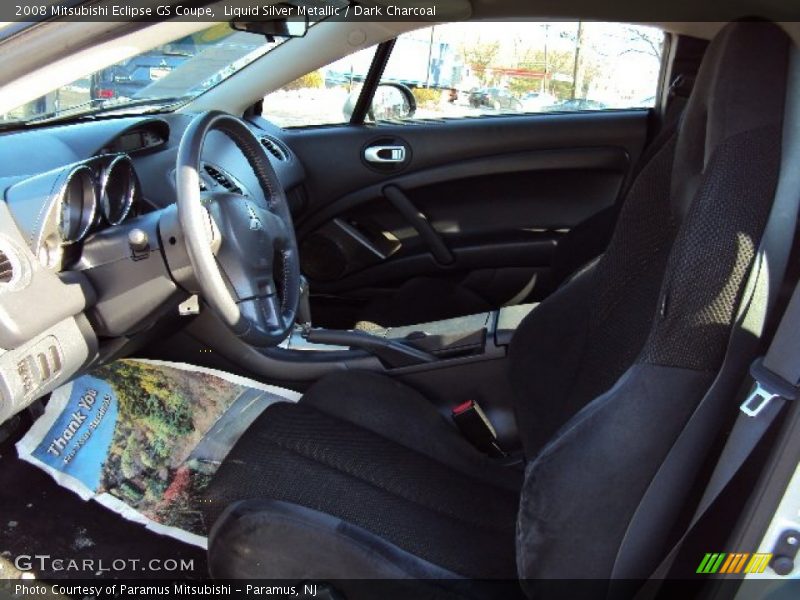 Liquid Silver Metallic / Dark Charcoal 2008 Mitsubishi Eclipse GS Coupe