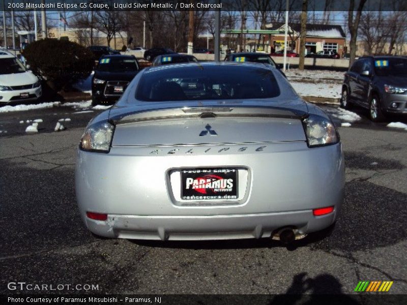 Liquid Silver Metallic / Dark Charcoal 2008 Mitsubishi Eclipse GS Coupe
