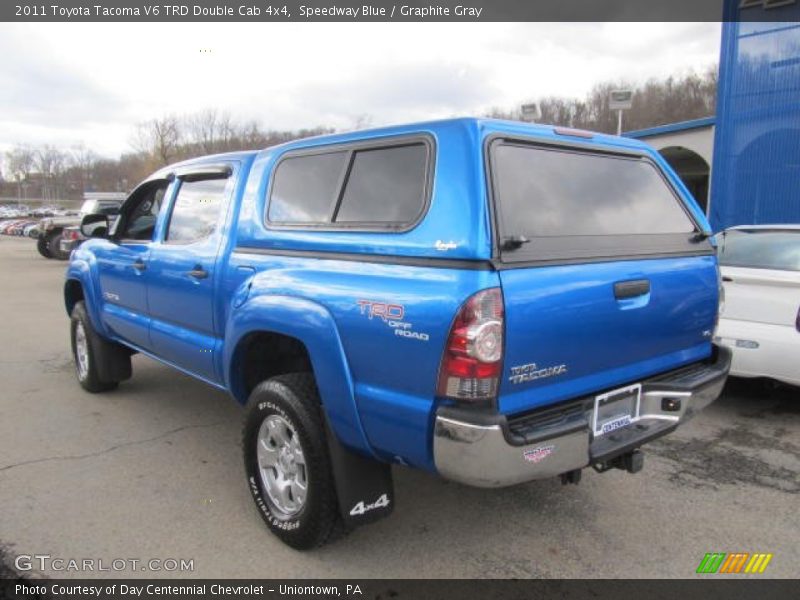 Speedway Blue / Graphite Gray 2011 Toyota Tacoma V6 TRD Double Cab 4x4