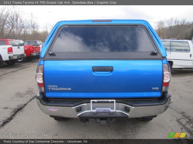 Speedway Blue / Graphite Gray 2011 Toyota Tacoma V6 TRD Double Cab 4x4