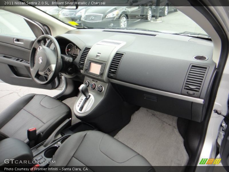 Brilliant Silver Metallic / Charcoal 2011 Nissan Sentra 2.0 SL